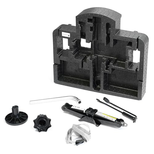 Skoda 5E3093860B Werkzeug Ersatzrad Notrad Füllstück Wagenheber Kofferraum Reserveradmulde