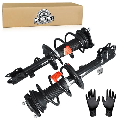 Upgraded Front Struts Assembly w/Coil Spring Shock Absorber Compatible with 2009-2013 Toyota Corolla 1.8L L4 2011-2013 Matrix 1.8L I4 FWD 472598 472597