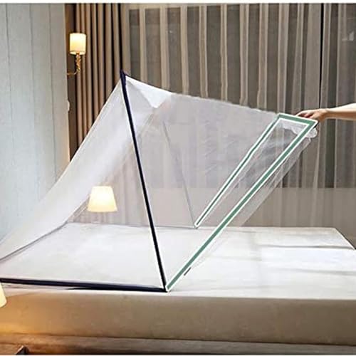 Mosquitero Plegable para Cama Doble Sin Fondo 135 x 190 x 80 cm miniatura 3
