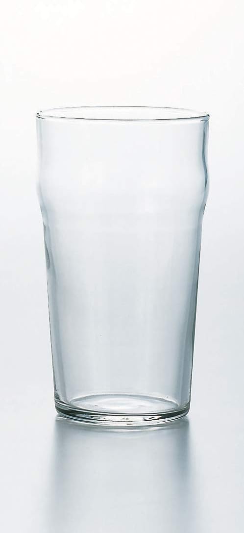 サントリーマーケティング Suntory Marketing 005-9939 Beer Glasses, 560ml for Alcolock Nonic, 20oz and 1 Pint, Pack of 6, Clear