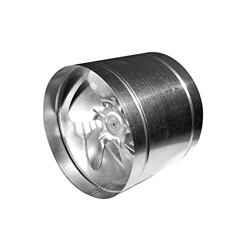 Ø 260 mm Axial Rohrventilator Rohrlüfter IP44 Lüfter 740 m³/h WK Hochdruck Niederdruck Ventilator Zuluft Abluft Gebläse Metall Radialventilator Absauglüfter Absaugung