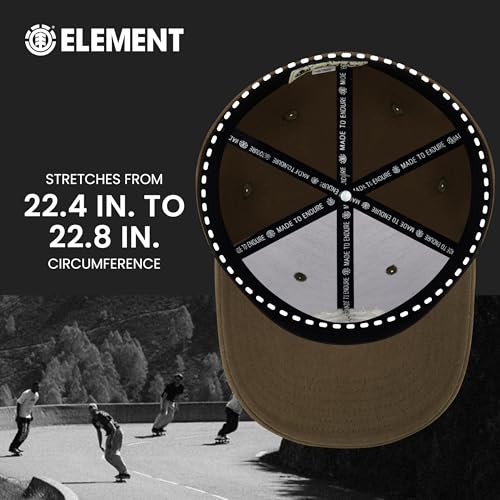 Image of Element Unisex Adult Element Baseball Hat, Adult Flex Fit Active Sport Cap with Curved Brim