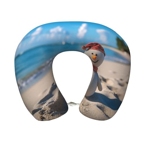 Almohada de viaje espuma memoria tamaño cuello U miniatura 1