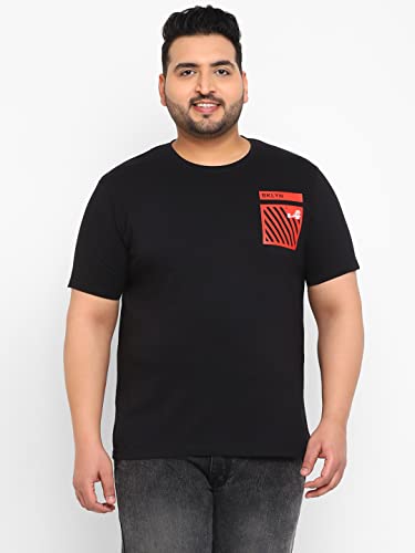 Image of Urbano Plus Men's Graphic Printed Half Sleeve Regular Fit Cotton T-Shirt