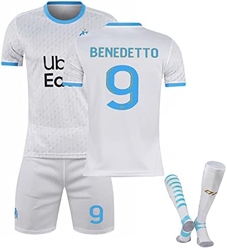 Amazon Co Jp サッカーユニフォーム 背番号9benedettoマルセイユホームジャージ半袖スタジアムアダルトサッカーユニフォーム トレーニングユニフォームチームユニフォーム21新シーズンユースメンズホワイトスポーツシャツとショーツスーツ靴下サッカークラブの Amazon Co Jp サッカーユニフォーム 背番号9benedettoマルセイユホームジャージ半袖スタジアムアダルトサッカーユニフォーム トレーニングユニフォームチームユニフォーム21新シーズンユースメンズホワイトスポーツシャツとショーツスーツ靴下サッカークラブの