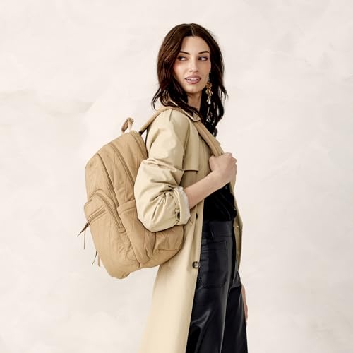 Sac à dos Bancroft Vera Bradley en polyester twill, idéal pour vos voyages et trajets actifs