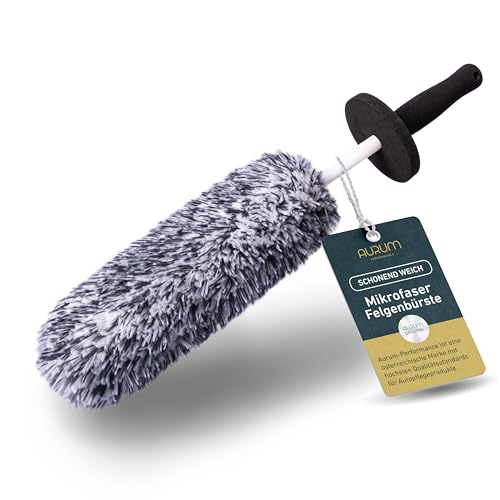 Aurum-Performance® Premium Felgenbürste Alufelgen – Soft Mikrofaser Felgen Bürste für eine...
