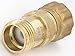 Heavy Duty 25 psi Water Pressure Regulator 3/4 inch Hose Thread Drip Irrigation System Pressure Reducer, Lead-Free Brass
