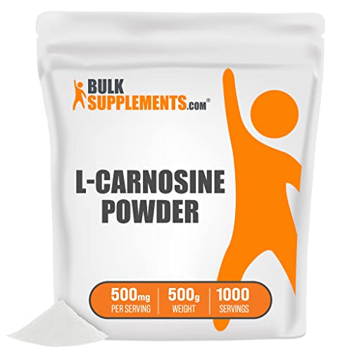 BulkSupplements.com L-Carnosine Powder Eye Supplement - Carnosine Supplement (500 Grams - 1.1 lbs)