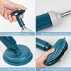 Ventouse Déboucheur Évier Puissante - Pour Cuisine, Salle De Bain, Baignoire - Sans Produits Chimiques - Matériau ABS