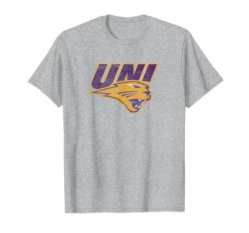 University of Northern Iowa Panthers Distressed Primary T-Shirt