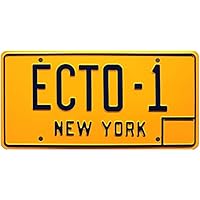 OPO 10 - Réplica de Placa de matrícula de Metal ECTO 1 para