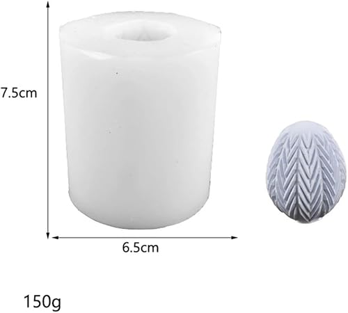 Miniatura 3 de Moldes De Silicona Repostería Y Pastelería Easter 3D Egg Handmade Candle Silicone Mold DIY Simulation Egg Dessert Mousse Mold