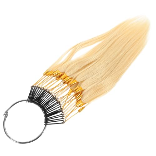 HAMPPLIES Nuancier Cheveux Colorés 30 Mèches Test Couleur Naturelles pour Test de Teinture et Épilation la Cire, pour Professionnels de Coiffure