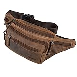 STILORD 'Zion' Vintage Riñonera Cuero para Fiestas Viajes Festivales Deporte Bolso Cintura Vacaciones Senderismo de...