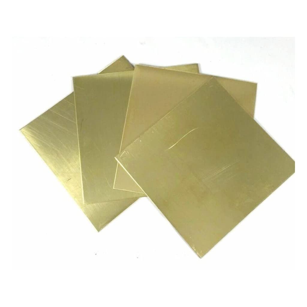 1pcs Brass Plate Frame Model Mould, for DIY Contruction Brass PadBrass Sheet Thickness 0.5/0.8/1/1.5/2/3 Metal Sheets Plates (Size : 3x100x100mm)