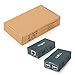 USB Extender Over Ethernet RJ45 LAN Extension, with 4 USB 2.0 Ports, Transmit 50m/165ft Over Ethernet Cat5/5e/6/7, Support Power Over Cable, Play and Plug, No Driver Required