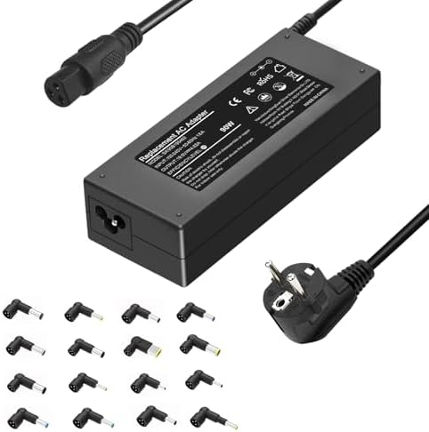 90 W Universal Power Supply Laptop Charger for HP Dell Lenovo Acer ASUS Samsung Toshiba Sony IBM Fujitsu Gateway Notebook Ultrabook Chromebook with 16 Connectors
