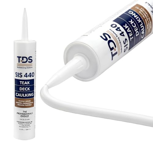 Sellador marino Teakdecking Systems 10oz blanco miniatura 1
