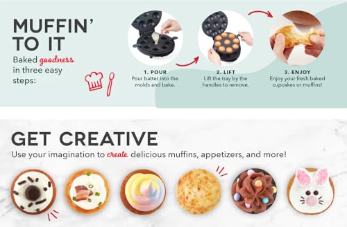 Dash 6964653981750 Express Mini Cupcake Maker thumb #3