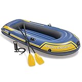 barca challenger 400  INTEX Barca Inflable Challenger 2 68351NP con remos e hinchador Deporte