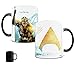 Morphing Mugs DC Comics Justice League (Aquaman) Ceramic Mug, Black