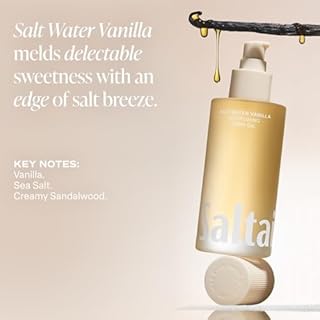 Saltair Body Oil - Luxurious Salt Water Vanilla After Shower and Bath Oil for Women and Men. Botanical, Non-Greasy, Well-Absorbing Moisturizer for Hydrating Dry Skin – 4oz Bottle