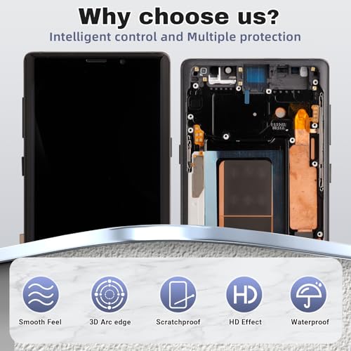 Écran tactile Note 9 LCD TFT remplacement vitre SM-N9600 bloc afficheur complet