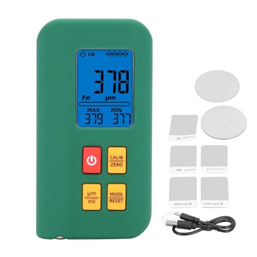 Medidor Digital de Espesor de Recubrimiento de Alta Precisión, Rango 0-1500 μm, con Pantalla LCD, para Pintura Automotriz y Metal miniatura 6