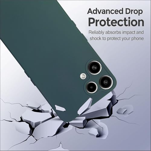 Image of SBMS Silicone Back Cover Case for Nothing Phone 3A Lite | Soft Micro-Fibre Lining Inside | Camera Protection Bump | Shockproof Back Cover Case for Nothing Phone 3A Lite (Candy Cloth Green)