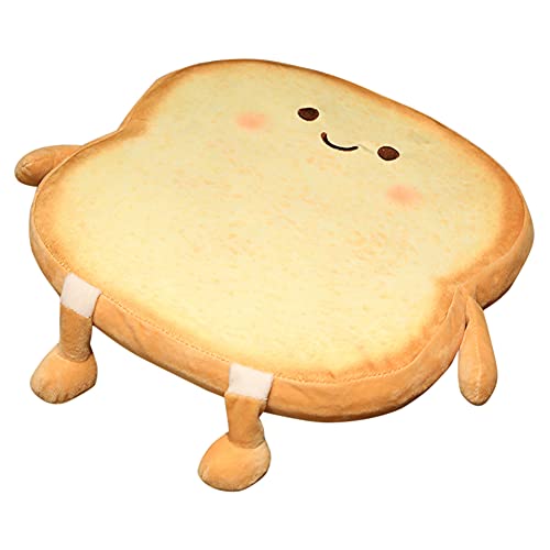 Ushomin Kawii Toast Seat Cushion Cute Chair Pillow Pads Memory Foam with Removable Cover Gaming Chair Office Home Bedroom Shop Restaurant Decor (Smile) Ushomin Kawii Toast Seat Cushion Cute Chair Pillow Pads Memory Foam with Removable Cover Gaming Chair Office Home Bedroom Shop Restaurant Decor (Smile)