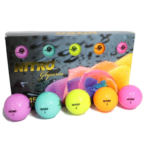 Nitro Glycerin Golf Balls Personalized, Set of 15