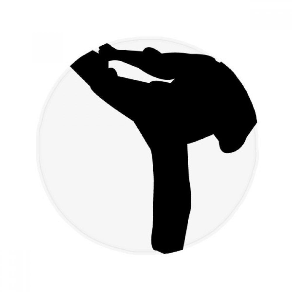 Tapis Shaolin Kung Fu rond multicolore : idée cadeau déco originale