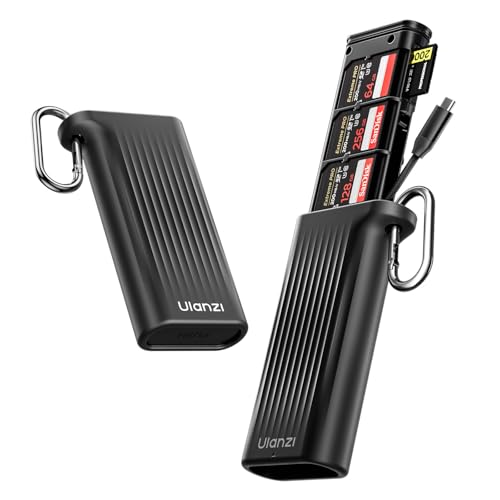 Lecteur de carte SD TF ULANZI CR2 avec étui pour vlogger et photographe en voyage