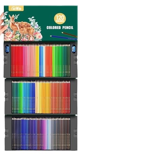 Crayons de couleur à l'huile (120 nuances) pour artistes et adultes passionnés de croquis