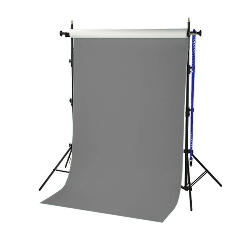 Backdrop for Photography and Video, Professional Reversible Background, Grey - White, 270 x 505 cm - 2