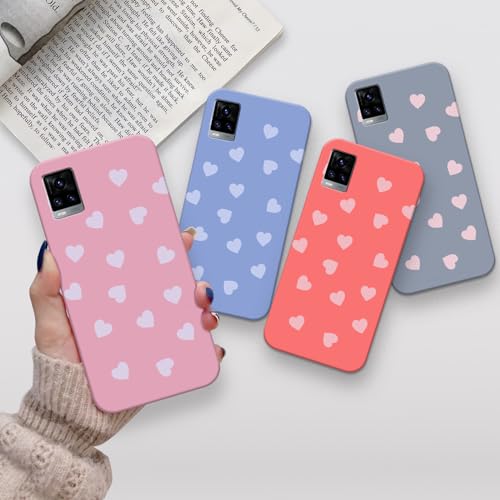 Image of COLORflow Back Cover Compatible with Vivo V20 | Heart Celestial Color Customized Back Cover Compatible with Vivo V20