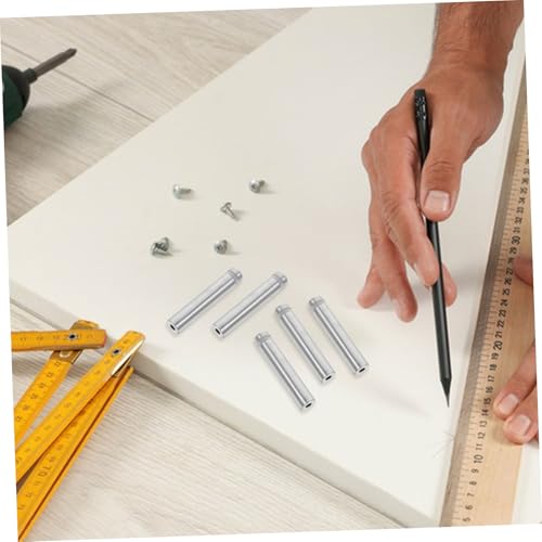 Image of DECHOUS 12Pcs Stainless Steel Screws for Wall Sign Mounting Hardware for Acrylic and Glass Displays for Advertising and Picture Frame Hanging