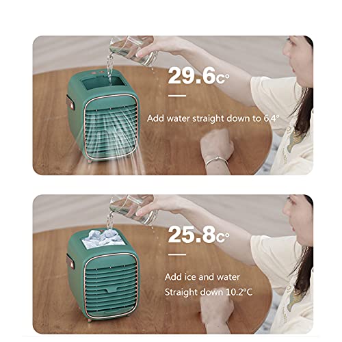 Mini climatiseur LWZ ventilateur de pulvérisation refroidi à l'eau vert - 8