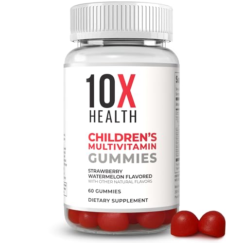 10X Health Kids Multivitamin - 60ct Strawberry Watermelon