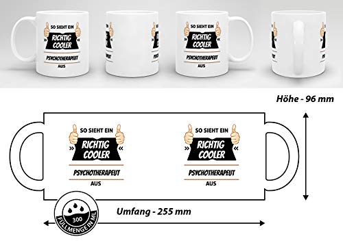 Psychotherapeutin Tasse - Lustiger Spruch, Geschenkidee Für Therapeuten