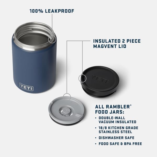 Amazon.com: YETI Rambler 24 oz Food Jar, Vacuum Insulated