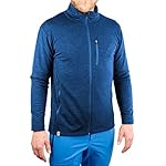 ALPIN LOACKER - Chaqueta hombre termica de lana Me...: Chaqueta de forro polar de punto merino para hombre: nuestra chaqueta de forro polar de merino para hombre es universal como chaqueta de exterior, chaqueta intermedia para hombre, chaqueta de trekking, forro polar de esquí para hombre o como chaqueta...