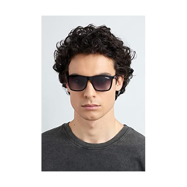 Carrera Men's Ca5041s Rectangular Sunglasses, BLACK/DARK GRAY GRADIENT, 56 mm - Image 3
