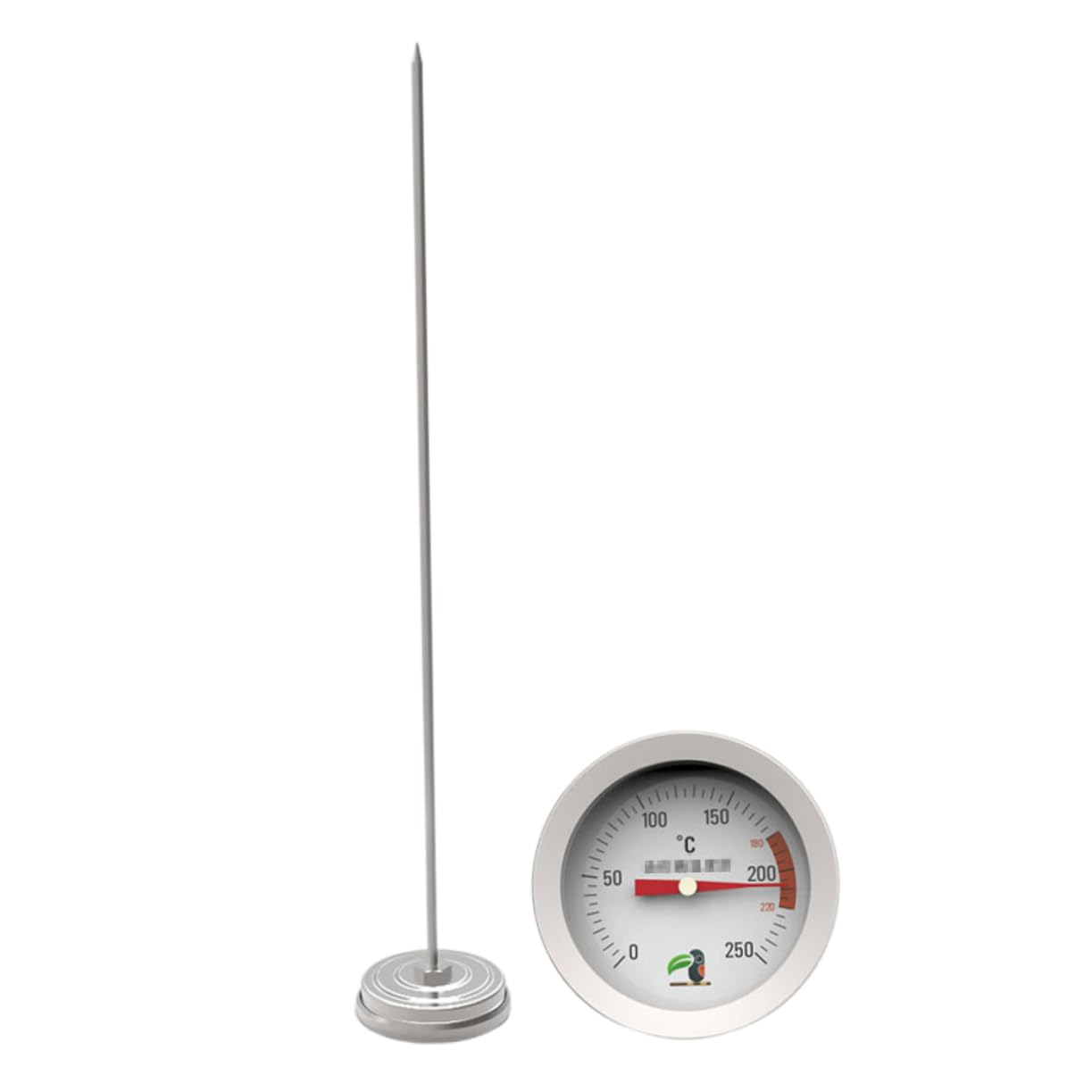 PRETYZOOM 3piezas De De Acero Inoxidable Clip Multi-hoyo y Sonda De Detector De Temperatura Para Azúcar y De Cocina Profesional Para Freír y Preparar Mermeladas