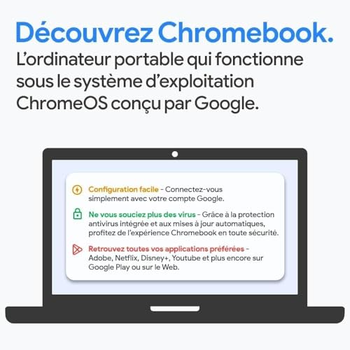 HP Chromebook Plus nf0000sf 14" 1920 x 1080 Pixels Intel Core i3 N305 8 GB Flash ChromeOS - vue 2