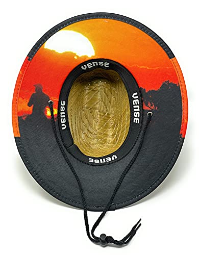 VENSE Sunrise Lifeguard Straw Sun Hats for Kids/Boys/Girls. Beach & Outdoor2