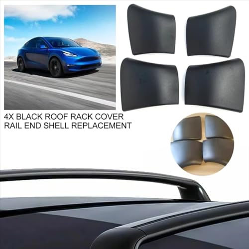 Barras para rieles de techo Tesla Model Y 2021 2022 de 4 piezas 4