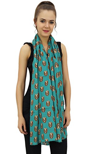 Phagun Donne Basset Hound Dog Stampa lunga stola