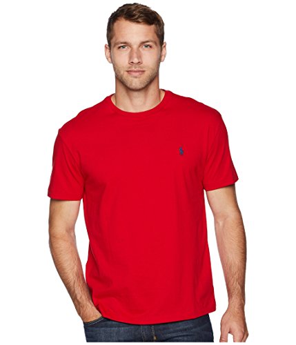 POLO RALPH LAUREN Men's Crew Neck Tee, Red, XXL